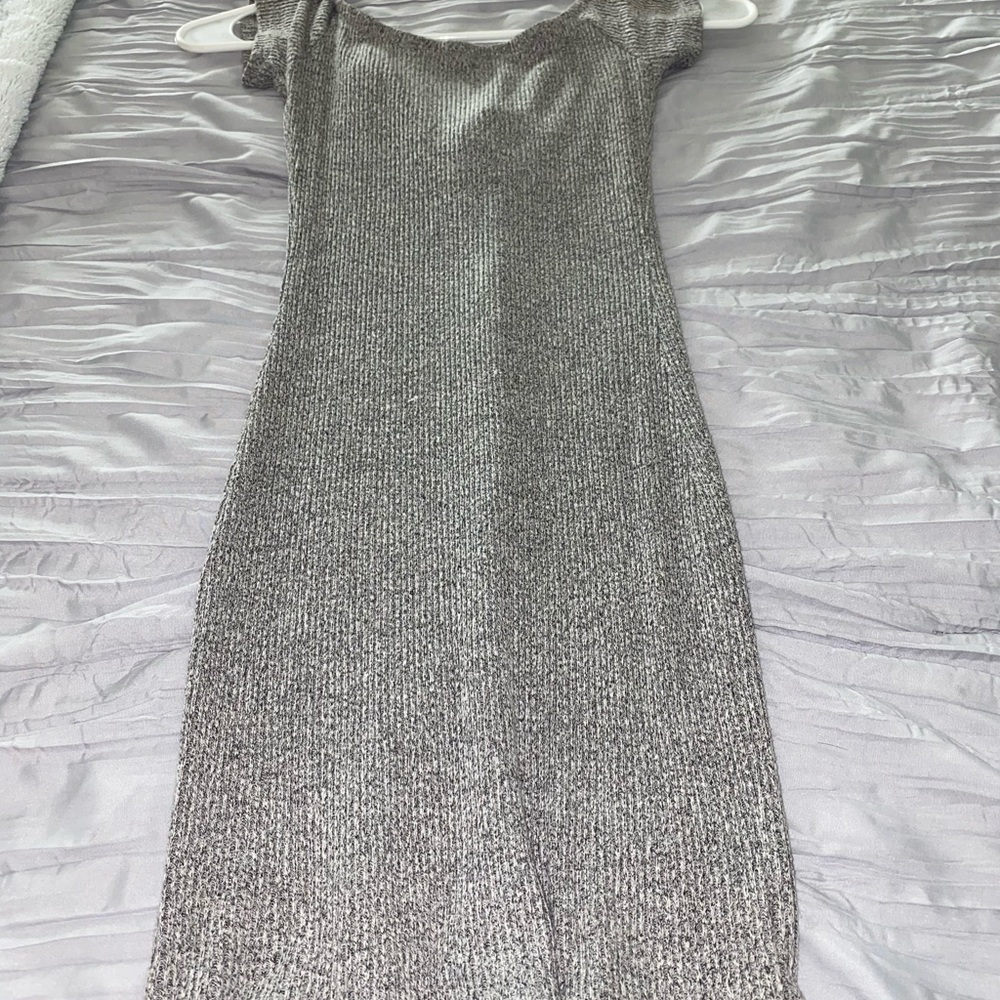 Grey Mini Dress - Picture 3 of 4